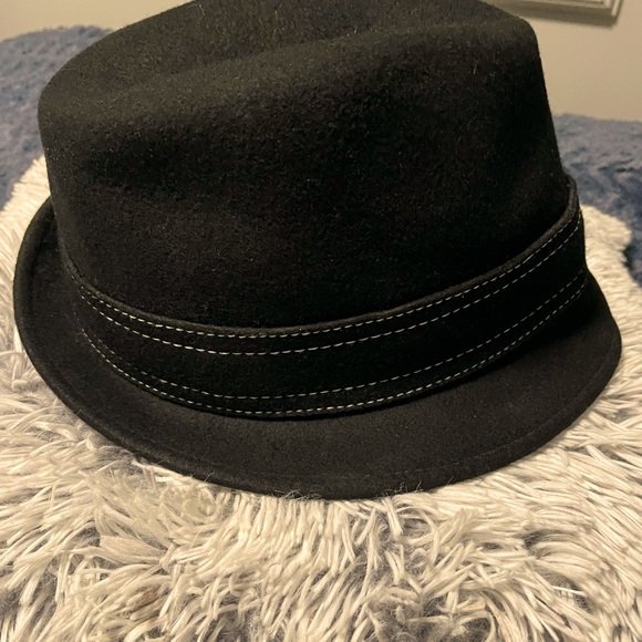 Something Special L.A. Black fedora hat with ribbon 100% wool - Picture 5 of 6